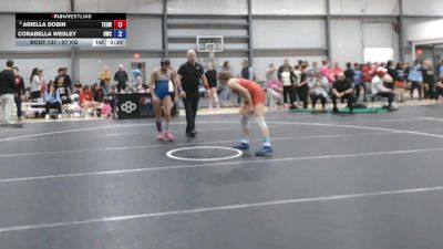 57 kg Cons. Semis - Ariella Dobin, Toss Em Up Wrestling Academy vs Corabella Wesley, Hobart Wrestling Club