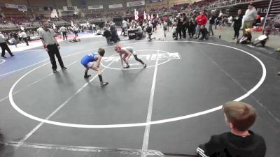 74 lbs Final - Asa Mann, Black Fox Wrestling Academy vs Seaver Humphrey, No Team