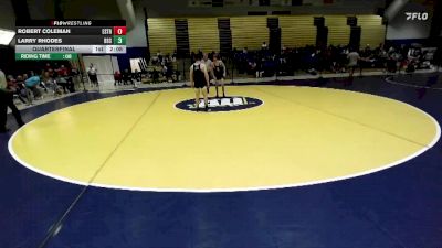 125 lbs Quarterfinal - Robert Coleman, Unattached vs Larry Rhodes, Bluefield State