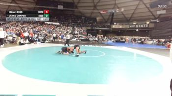 Boys 2A 150 lbs Semifinal - Isaiah Rios, Toppenish vs Lance Draper, Ridgefield