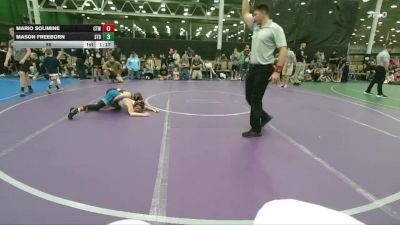88 lbs Round 5 (6 Team) - Mason Freeborn, Steller Trained Bossk vs Mario Solimine, CTWHALE