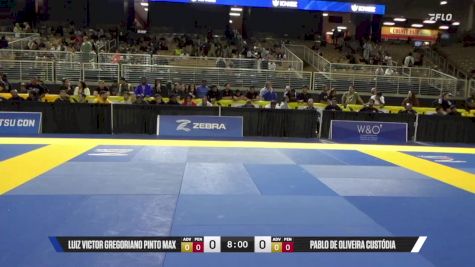 Pablo De Oliveira Custódia vs Luiz Victor Gregoriano Pinto Max 2025 Pan Jiu Jitsu IBJJF Championship