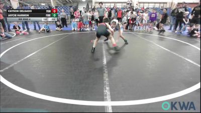70 lbs Rr Rnd 4 - Cayson Delgado, Prime Wrestling vs Jaycie Harmon, Powerhouse Gold