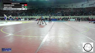 143 lbs Consi Of 8 #1 - Brayedon Bear, Cache vs Henry Cook, Noble Takedown Club