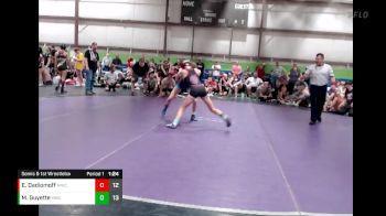 90 lbs Semis & 1st Wrestleback (8 Team) - Easton Dadiomoff, Mayhem WC Black vs Mya Guyette, Midwest Mat Catz