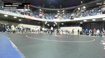 120 lbs Cons. Round 2 - Brianna Carbajal, Unattached vs Nevaeh Delgado, Unattached