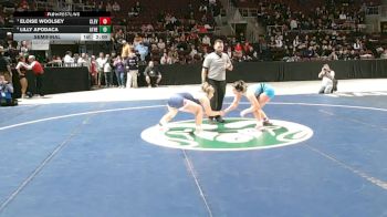 Girls 155 lbs Semifinal - Eloise Woolsey, Cleveland vs Lilly Apodaca, Atrisco Heritage