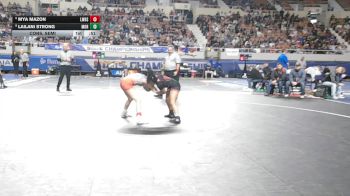 102-D2 Cons. Semi - Lailani Strong, Morenci High School vs Mya Mazon, Lee Williams High School