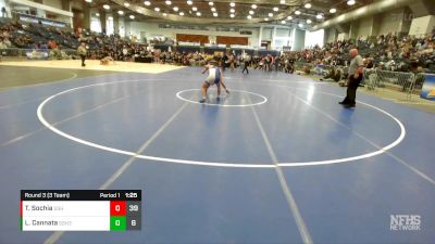 145 lbs Round 3 (3 Team) - Turner Sochia, Gouverneur Sr HS vs Louis Cannata, Seaford Sr High