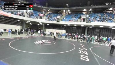 130 lbs Cons. Round 5 - Caitlin Ruley, Unattached vs Kenzi Milestone, Unattached