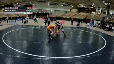 144 lbs 3rd Place - Maddox Reed, Pigeon Forge High School vs Julian Calcagno, Tullahoma High School