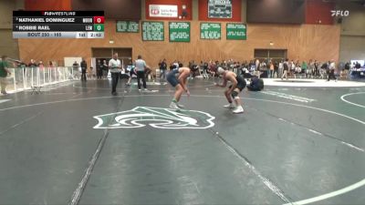 165 lbs Cons. Semi - Nathaniel Dominguez, Moorpark College vs Robbie Rael, Lemoore College