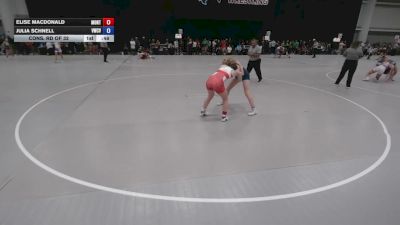 120 lbs Cons. Rd Of 32 - Julia Schnell, Victory Wrestling Club - VTC vs Elise Macdonald, Montana