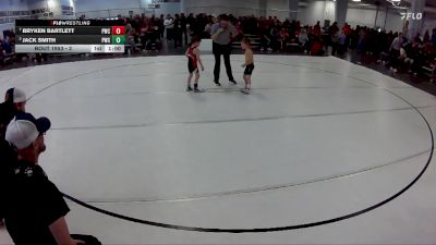 3 lbs 5th Place Match - Jack Smith, Pioneer Wrestling Club vs Bryken Bartlett, Paxton Wrestling Club