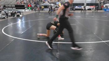 Girls 132 lbs Champ. Round 1 - Payton King, Riverdale High School Girls vs Wynisha Neil, White Station High School Girls