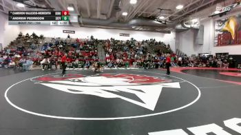 106 lbs 1st Place Match - Andrew Pedregon, Skyview vs Cameron Vallejos-Meredith, Denver North