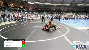 105 lbs Quarterfinal - Jacobi Harris, Sulphur Youth Wrestling Club vs Jayvyn Allami, Team Tulsa Wrestling Club