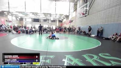 170 lbs Round 1 - Tagen Lowe, Fighting Squirrels WC vs Kayden Addis, Boise Youth Wrestling