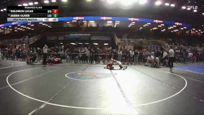 144 2A 3rd Place Match - Jaiden Oliver, Lake Gibson vs Solomon Lucas, North Ft Myers