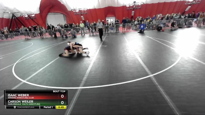 102 lbs Quarterfinal - Isaac Weber, Ringers Wrestling Club vs Carson ...