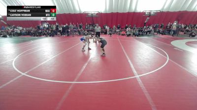 14U Boys - 126 lbs Cons. Semis - Cayson Vobian, Maverick Training Center vs Colt Hoffman, Wisconsin
