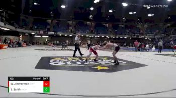 132 lbs Cons. Round 4 - Douglas Zimmerman, Grant vs Sy Smith, Sandwich