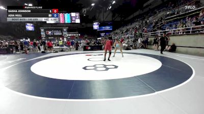 140 lbs Cons. Sub-rd Of 16 - Sasha Johnson, IL vs Adia Hull, MO