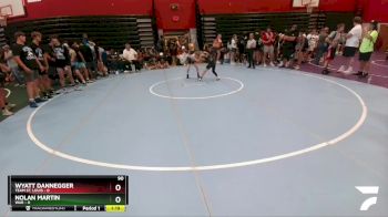 90 lbs Round 5 (6 Team) - Wyatt Dannegger, Team St. Louis vs Nolan Martin, WAR