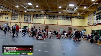 140 lbs Round 8 (10 Team) - Andrew Kimball, Warhawks Wrestling vs Ben Chorlton, Kraken