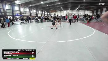 95 lbs Cons. Round 3 - Gunner Larson, JWC vs Bennett Nielsen, Team Prestige