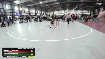 95 lbs Cons. Round 3 - Gunner Larson, JWC vs Bennett Nielsen, Team Prestige