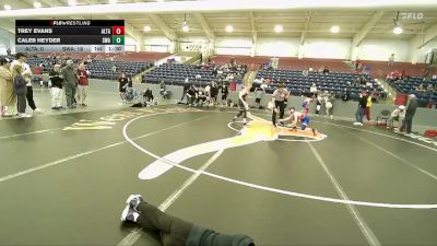 90 lbs Round 3 (4 Team) - Caleb Heyder, Sanderson Wrestling Academy vs Trey Evans, Altamont