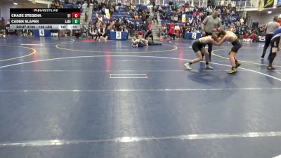 108 lbs Consy 3 - Chase Stegena, D1 vs Caden Slaper, Lake Catholic W.C.