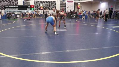 155 lbs Quarterfinal - Jake Renninger, Steller vs Merrick Sarles, Canon-McMillan