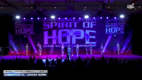 CheerVille AL - Harley Quinn [2026 L1 Youth - Small Day 1] 2026 Spirit of Hope Grand Nationals