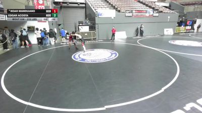 138 lbs Cons. Sub-semis - Eli Archuleta, Redwood High School Wrestling vs Brooks Howard, SilvaBack Training Center