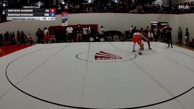 92 kg Champ. Round 1 - Greyson Gardner, Burg Training Center vs Donovan Sprouse, Patriot Elite Wrestling Club
