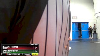 98 lbs Cons. Round 5 - Dallyn Morris, Minico vs Jace Matheson, Idaho Falls