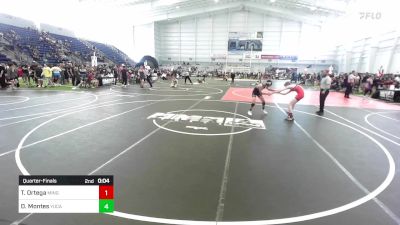 95 lbs Quarterfinal - Thomas Ortega, Mingus Mountain WC vs Damian Montes, Yucaipa Thunder WC