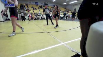 126 lbs Final - Ki'Morah Cathey, Tulsa Union Girls vs Iris Cisneros, Skiatook JH Girls