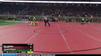 D2-285 lbs Champ. Round 1 - Ira Jenkins, Whitehall vs Ethan O`Kelly, Clio