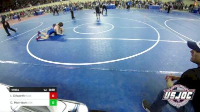 130 lbs Quarterfinal - Isaiah Dilworth, Blanchard Wrestling Club vs Cooper Morrison, Lions Wrestling Academy