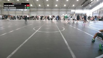 98 lbs Round 2 (8 Team) - Colin Artman, Freakztyle Wrestling vs Mikel Anderson, Stealth Training