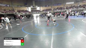 40 lbs Quarterfinal - Emily Palomino, No Team vs Kash Garcia, Adam City WC