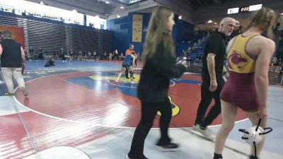 135 lbs 5th Place Match - Juliana Van Slyke, Mt Lebanon vs Raya Fowle, Westfield