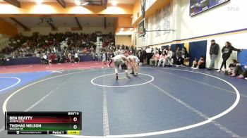 215 lbs Round 5 - Ben Beatty, Joseph City vs Thomas Nelson, Bagdad HS