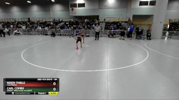 84 lbs Cons. Semi - Cael Combs, Sebolt Wrestling Academy vs Nixen Thiele, California