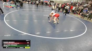 132 lbs Cons. Round 2 - Kaden Branch, Lebanon High School Wrestling vs Braxton Stewart, Colorado