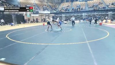 197 lbs Quarterfinal - Case Warburton, Ouachita Baptist vs Devin Kinlicheenie, New Mexico Highlands