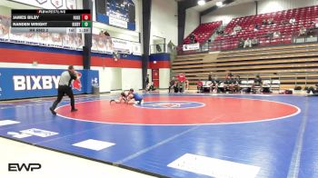120 lbs Rr Rnd 2 - James Bilby, Rose Hill vs Randen Wright, Bixby